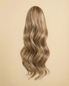 Clip & Go Onduladas - Castano Claro con Highlights Rubias#color_castano-claro-con-highlights-rubias