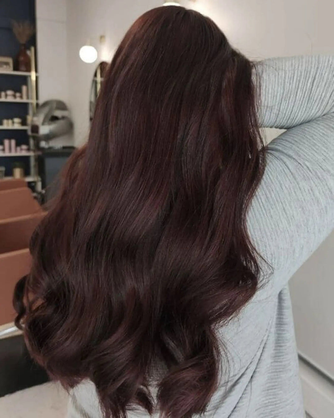 Extensiones Onduladas - Castano rojizo#color_castano-rojizo