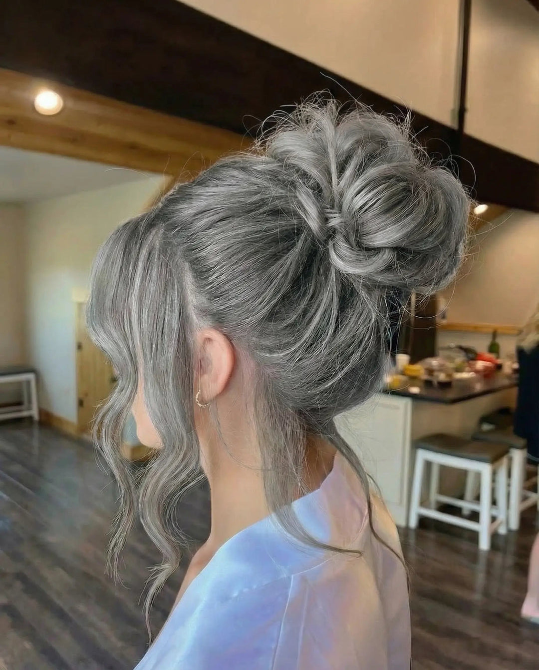 Moños - Moño Gris ceniza#color_mo-o-gris-ceniza