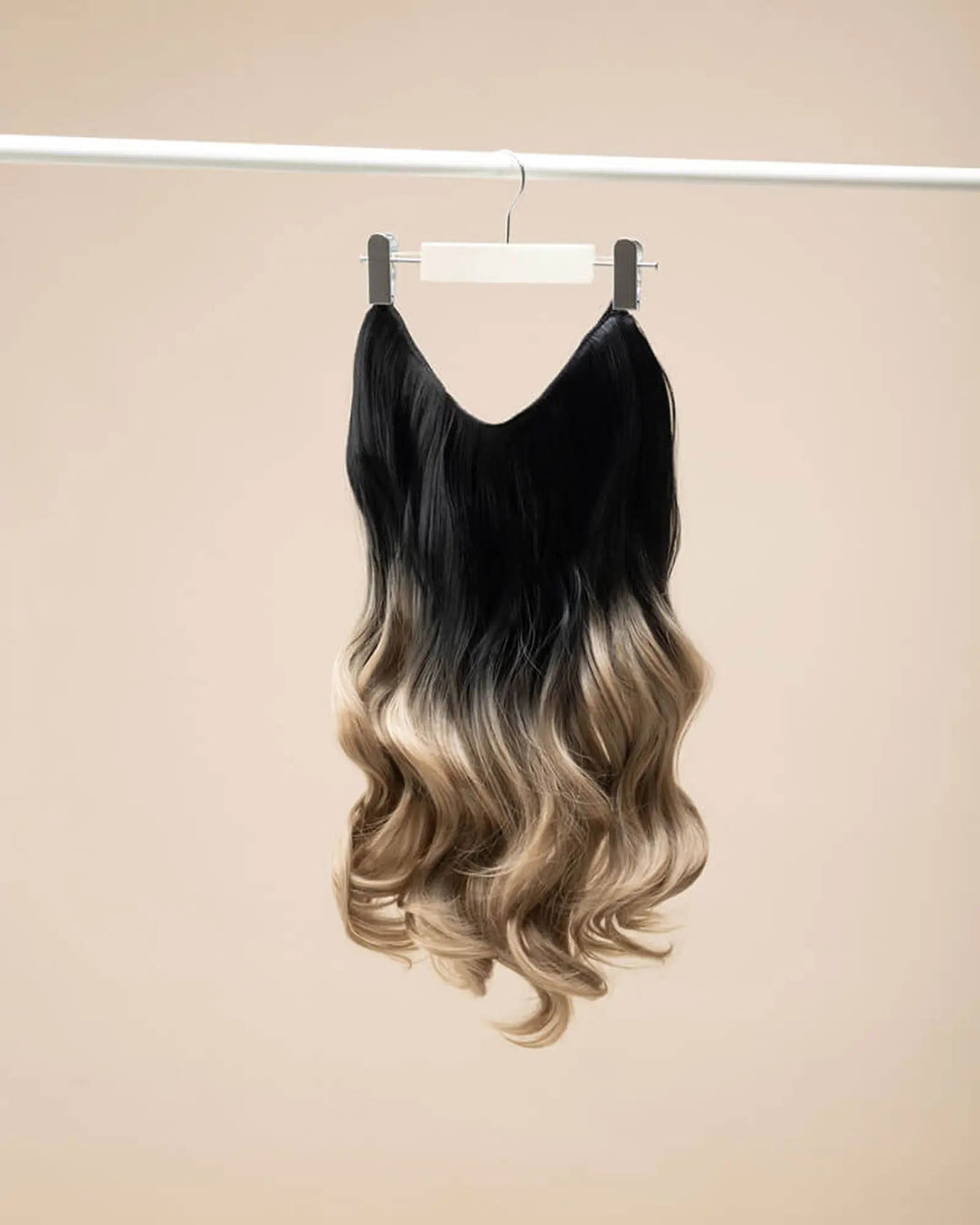 Extensiones Onduladas - Negro a rubio ceniza#color_negro-a-rubio-ceniza