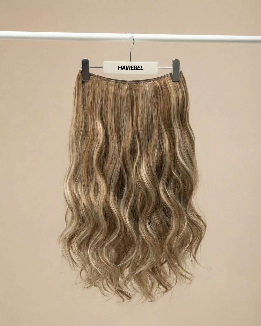 Extensiones Ondas Suave - Castano Claro con Highlights Platino#color_castano-claro-con-highlights-platino