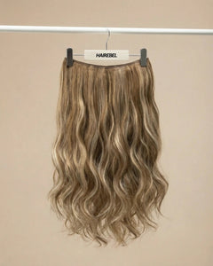 Extensiones Ondas Suave - Castano Claro con Highlights Platino#color_castano-claro-con-highlights-platino