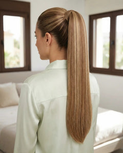 Colas Lisas - Castaño claro con highlights rubias#color_casta-o-claro-con-highlights-rubias