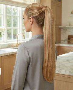 Colas Lisas - Rubio miel con highlights platino#color_rubio-miel-con-highlights-platino