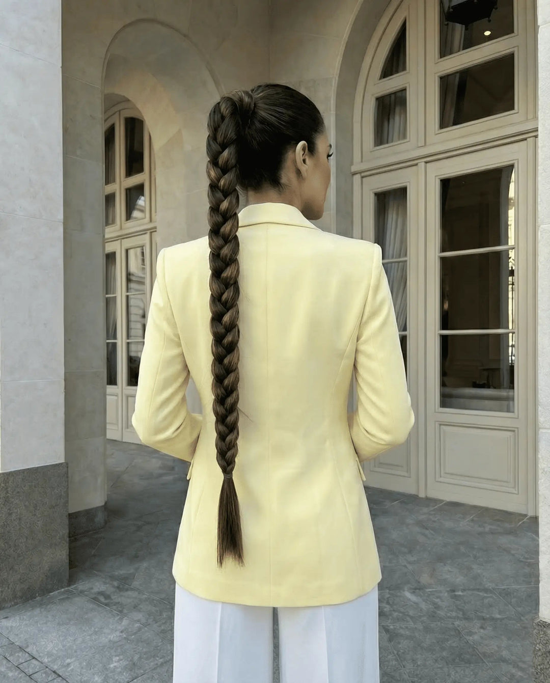 Colas Trenzadas - Cola Trenzada Castaño con Highlights Castaño Dorado#color_cola-trenzada-casta-o-con-highlights-casta-o-dorado