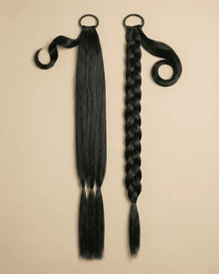 Colas Trenzadas - Cola Trenzada Negro Suave#color_cola-trenzada-negro-suave