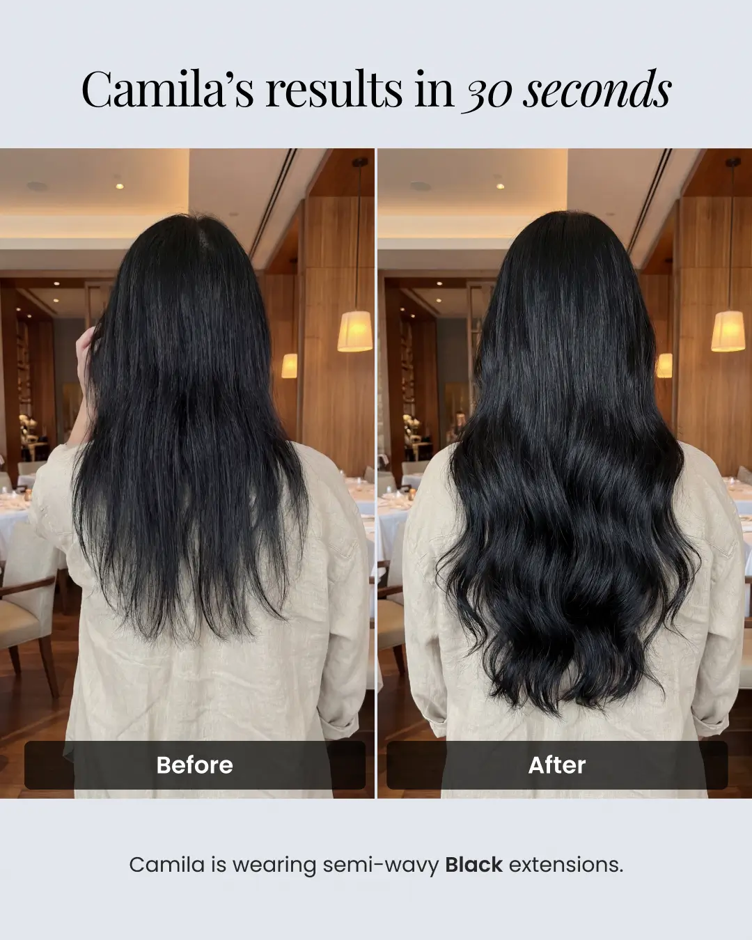 Extensiones Onda Suave