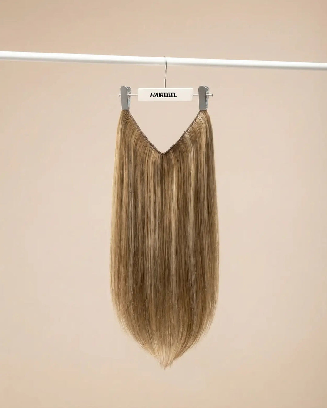 Extensiones Lisas - Castaño claro con highlights platino#color_casta-o-claro-con-highlights-platino