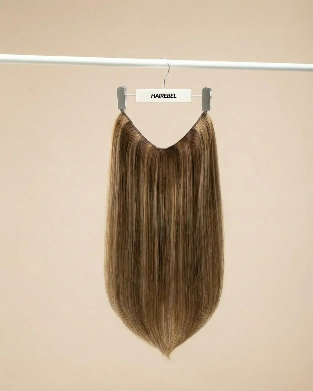 Extensiones Lisas - Castaño claro con highlights rubias#color_casta-o-claro-con-highlights-rubias