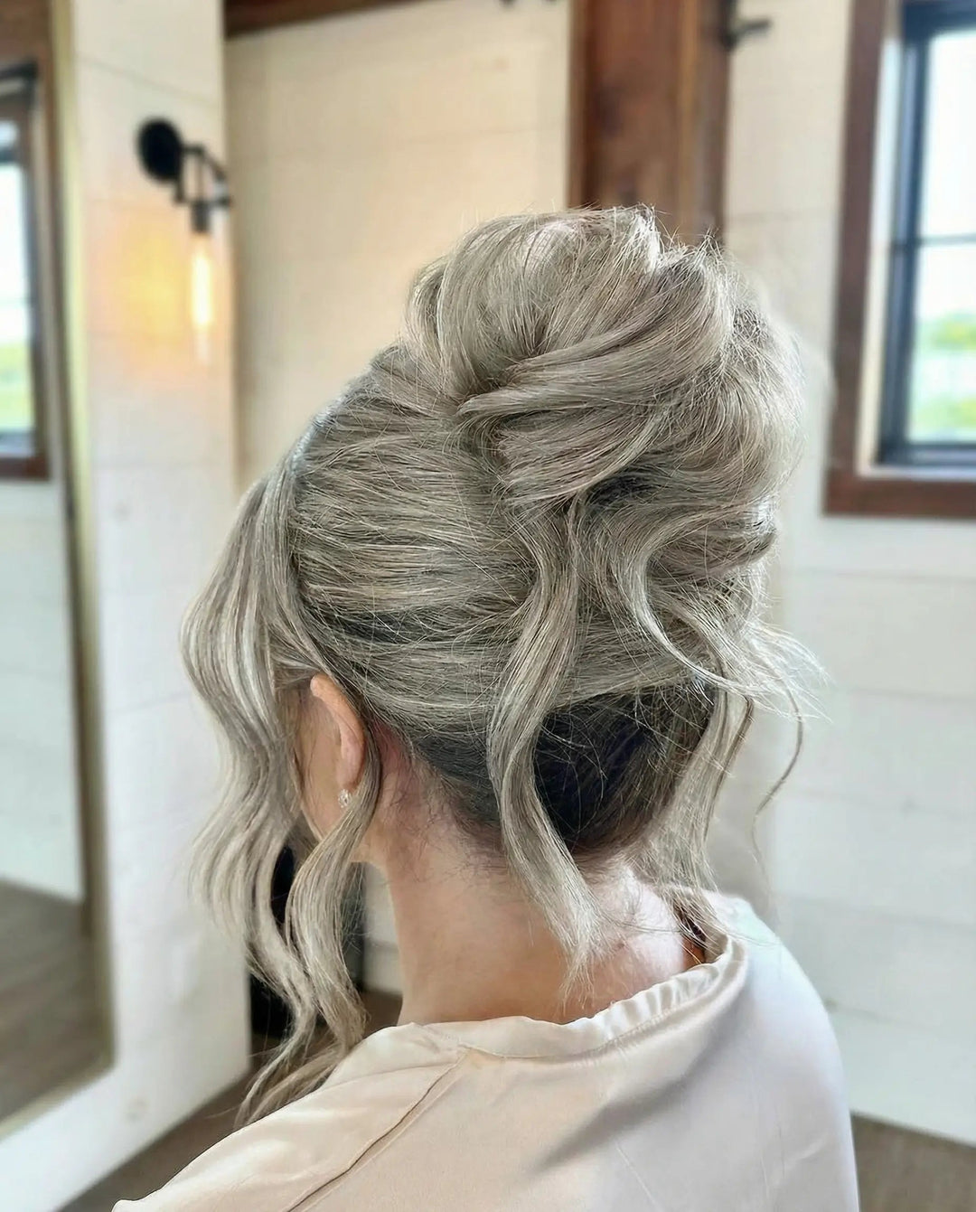 Moños - Moño Gris Platinado#color_mo-o-gris-platinado