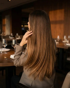 Extensiones Lisas - Castano Claro Ceniza a Castano Dorado#color_castano-claro-ceniza-a-castano-dorado