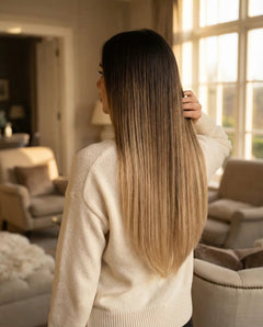 Extensiones Lisas - Castano Medio Ceniza a Rubio Claro#color_castano-medio-ceniza-a-rubio-claro