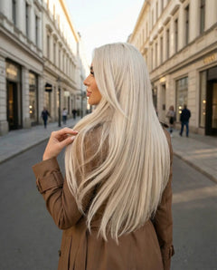 Extensiones Lisas - Rubio extra claro platino#color_rubio-extra-claro-platino