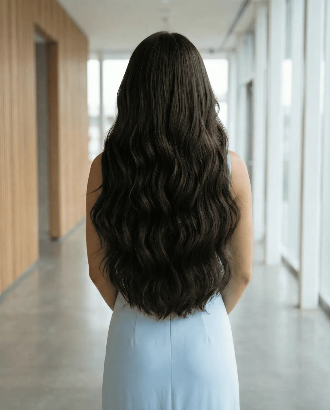 Extensiones Ondas Suave - Castano Oscuro Intenso#color_castano-oscuro-intenso