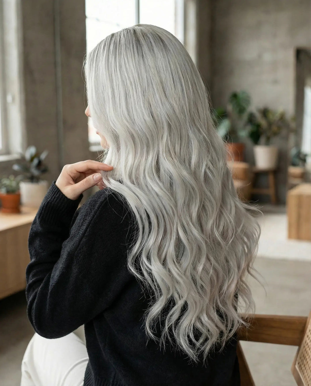 Extensiones Ondas Suave - Gris Ceniza#color_gris-ceniza