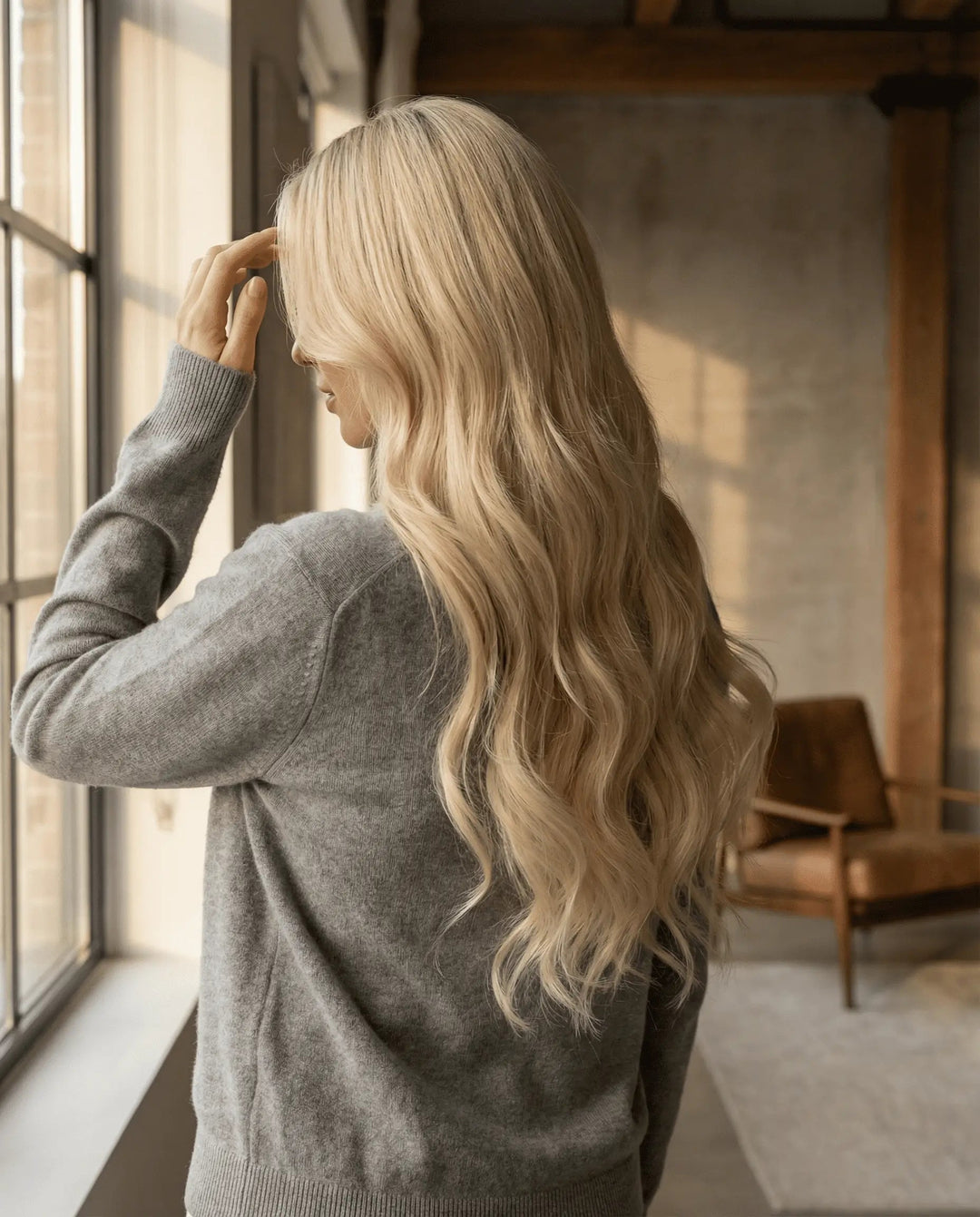 Extensiones Ondas Suave - Rubio Ceniza Palido#color_rubio-ceniza-palido