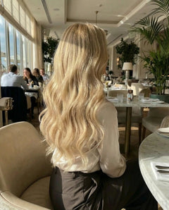 Extensiones Ondas Suave - Rubio Claro con Highlights#color_rubio-claro-con-highlights