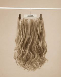 Extensiones Ondas Suave - Rubio Ceniza con Highlights Platino#color_rubio-ceniza-con-highlights-platino